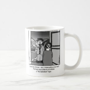 Kein Anwalt-Zeichen-Verkäufer Kaffeetasse