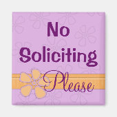 Kein Anziehungszeichen an der Vordertür Magnet (Vorne)