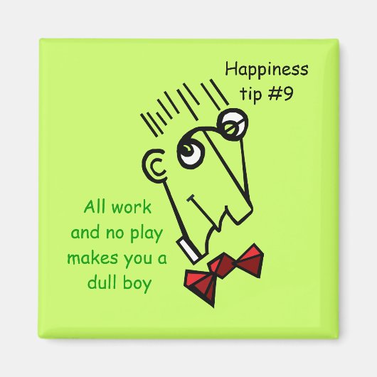 kein Arbeitshai Magnet (Vorne)