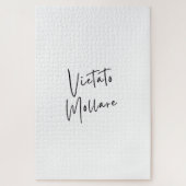 "Kein Aufgeben" Inspirationsschwieriges Puzzle (Vertikal)