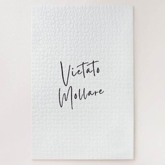 "Kein Aufgeben" Inspirationsschwieriges Puzzle (Vertikal)