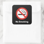 Kein Aufkleber für den Rauchplatz (Tasche)