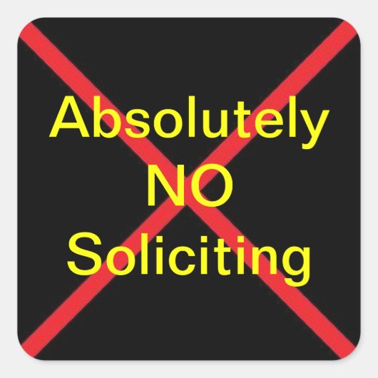 KEIN Aufkleber für die Aufforderung (Vorderseite)