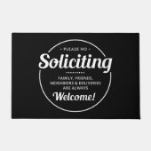 Kein Aufruf (bearbeitbar) an der Vordertür Fußmatte (Vorderseite)