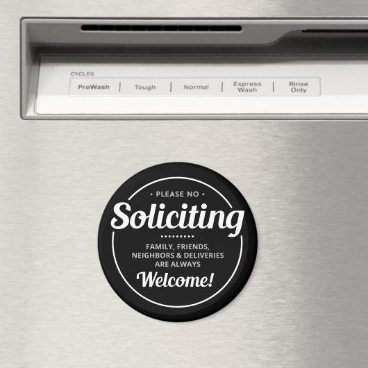 Kein Aufruf (bearbeitbar) an der Vordertür Magnet (In Situ (Geschirrspüler))