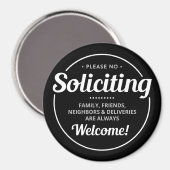 Kein Aufruf (bearbeitbar) an der Vordertür Magnet (Vorderseite/Rückseite)