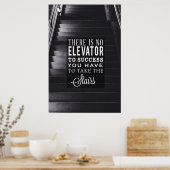 Kein Aufstieg zum Erfolg Poster (Küche)