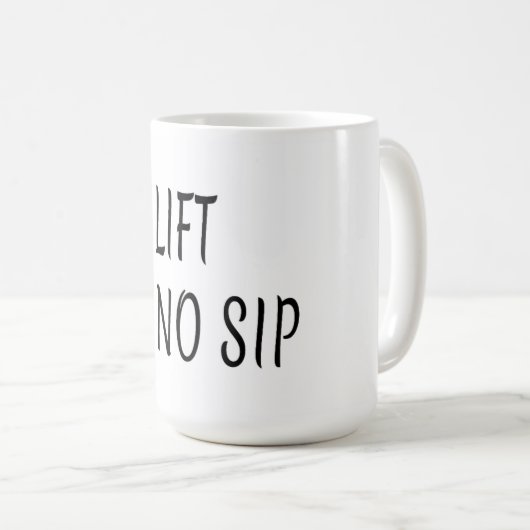 Kein Auftrieb Keine Sippe Kaffeetasse (VorderseiteRechts)