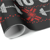 Kein Aufzug kein Geschenk Ugge Weihnachten Sweater Geschenkpapier (Rolleneckpunkt)