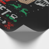 Kein Aufzug kein Geschenk Ugge Weihnachten Sweater Geschenkpapier (Ecke)