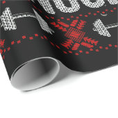 Kein Aufzug kein Geschenk Ugge Weihnachten Sweater Geschenkpapier (Rolleneckpunkt)