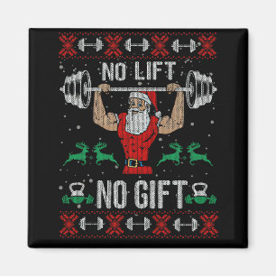 Kein Aufzug kein Geschenk Ugge Weihnachten Sweater Magnet