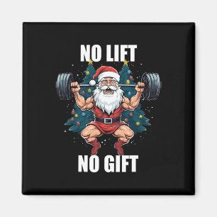 Kein Aufzug Kein Geschenk Weihnachtsmann Weihnacht Magnet