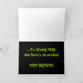 Kein Ausweg aus deinem Geburtstag Karte (Innenseite)