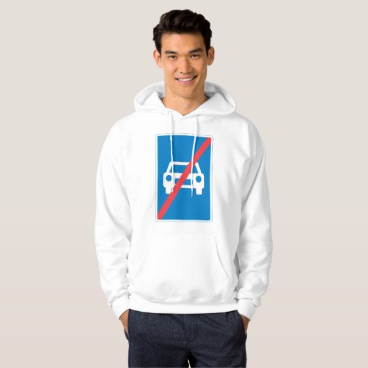 Kein Auto-Zeichen Hoodie (Vorne ganz)