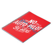 Kein Autopilot. Sei hier. Notizblock (Linke Seite)