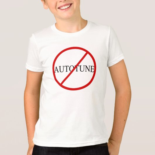 Kein Autotune T-Shirt (Vorderseite)