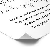 Kein Babyduschenspiel Schild Rosa Gold Blüte (Ecke)