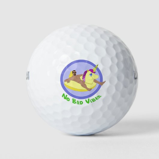 Kein Bad Vibes Golfball (Vorderseite)