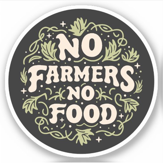 Kein Bauer Aufkleber (Vorderseite)