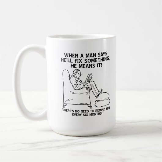 Kein Bedarf, ihn zu erinnern Tasse (Links)