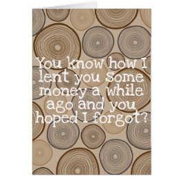 "Kein Bedarf, mich zurück zu zahlen "