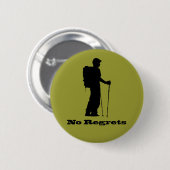 Kein Bedauern Button (Vorne & Hinten)