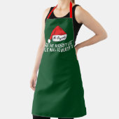 Kein Bedauern, das Weihnachten auf der schmutzigen Schürze (InSitu)