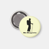 Kein Bedauern Magnet (Vorderseite/Rückseite)