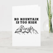 Kein Berg ist zu hoch Karte (Vorderseite)