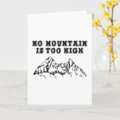 Kein Berg ist zu hoch Karte (Gelbe Blume)