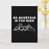 Kein Berg ist zu hoch Karte (Gelbe Blume)