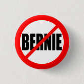 "KEIN BERNIE " BUTTON (Vorderseite)