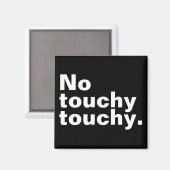Kein berührendes, lustiges introvertiertes Design Magnet (Vorderseite/Rückseite)