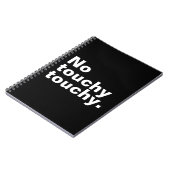 Kein berührendes, lustiges introvertiertes Design Notizblock (Linke Seite)