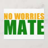 kein besorgter Partner Postkarte (Vorderseite)