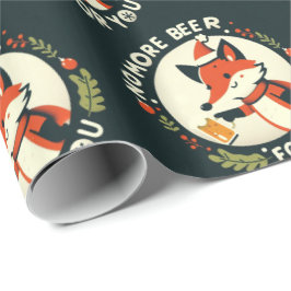 Kein Bier für dich Weihnachtsfoxentzug Geschenkpapier