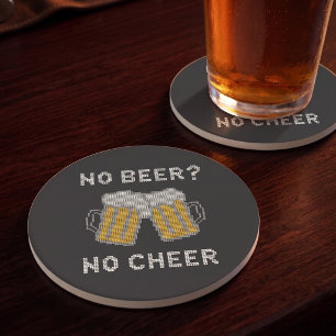 Kein Bier kein hässlicher, hässlicher Pulli Getränkeuntersetzer