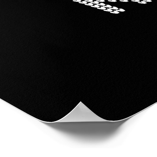 Kein Bier kein hässlicher, hässlicher Pulli Poster (Ecke)