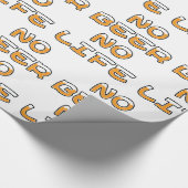 KEIN BIER KEIN LEBEN GESCHENKPAPIER (Ecke)