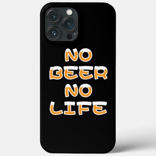 KEIN BIER KEIN LEBENSLAUF iPhone-Fall Case-Mate iPhone Hülle (Rückseite)