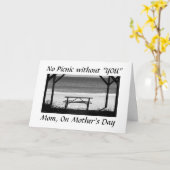 KEIN BILD OHNE MAMA AM MUTTERTAG KARTE (Gelbe Blume)