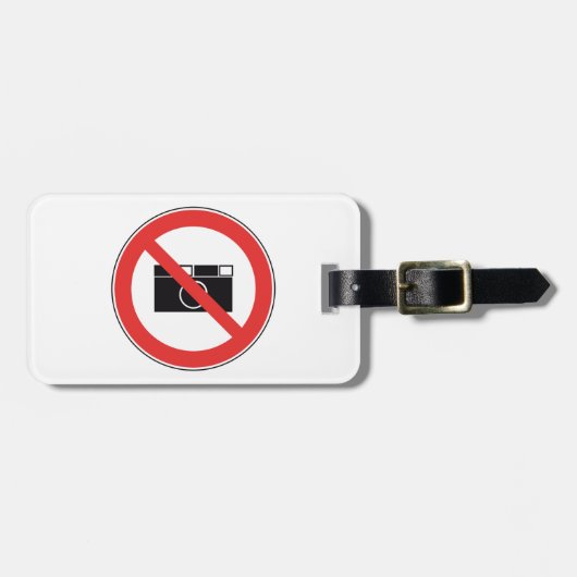 Kein Bildzeichen Gepäckanhänger (Vorderseite horizontal)