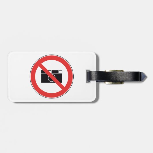 Kein Bildzeichen Gepäckanhänger (Rückseite horizontal)