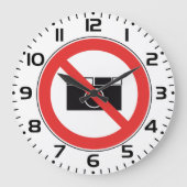 Kein Bildzeichen Große Wanduhr (Vorderseite)