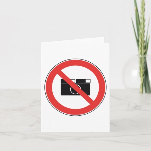 Kein Bildzeichen Karte (Vorderseite)