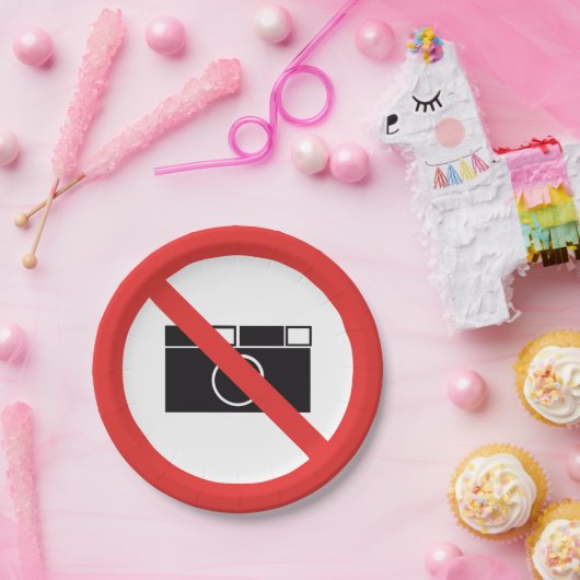 Kein Bildzeichen Pappteller (Party)