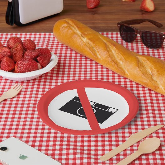 Kein Bildzeichen Pappteller