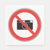 Kein Bildzeichen Serviette (Vorderseite)