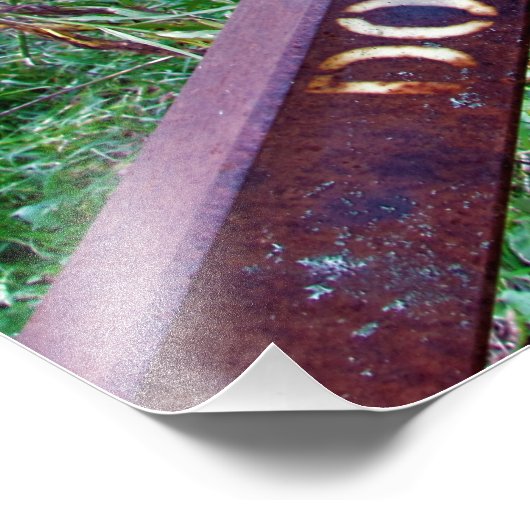 "KEIN BLOCK GATE" FOTODRUCK (Ecke)